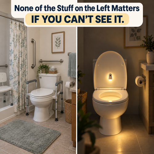 LumaClean Night Safety Light + Toilet Sanitizer