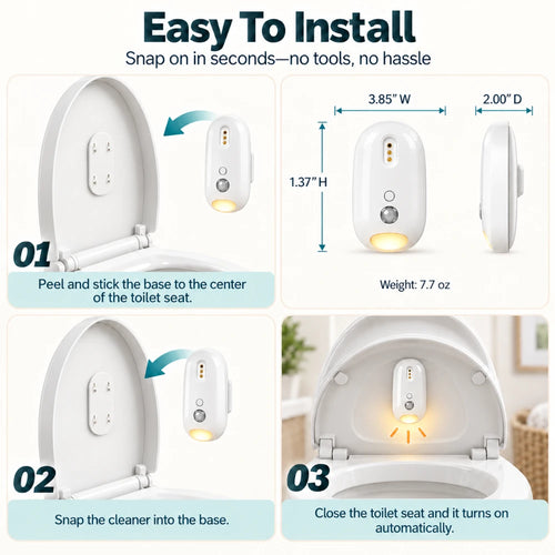 LumaClean 2-in-1 Safety Light & Toilet Sanitizer